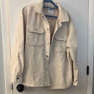Sonoma Beige Button-Up Jacket